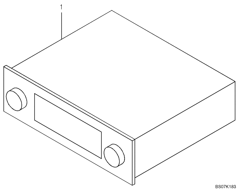 Схема запчастей Case 21E - (32.591[2783610002]) - RADIO (55) - ELECTRICAL SYSTEMS