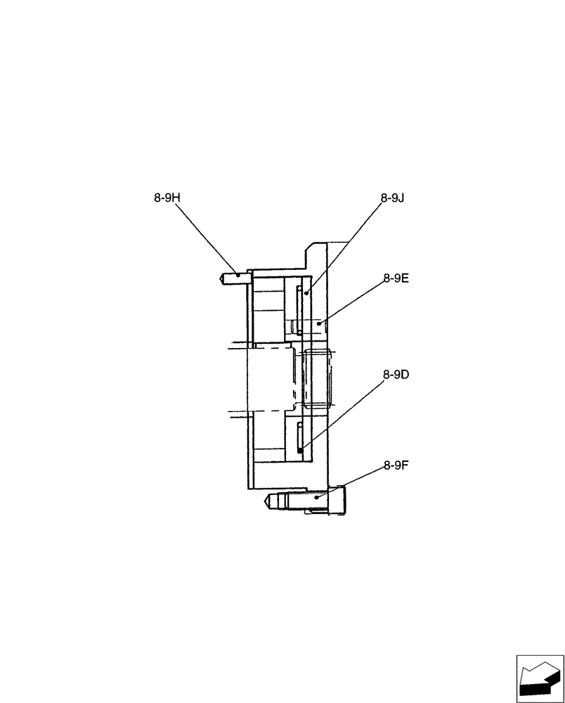 Схема запчастей Case CX31B - (01-025[05]) - POWER TAKE-OFF ASSY (35) - HYDRAULIC SYSTEMS