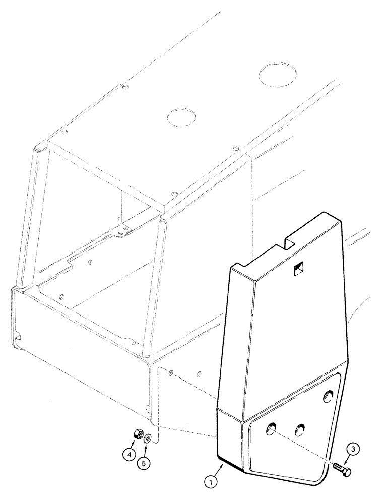 Схема запчастей Case 721C - (09-14) - COUNTERWEIGHTS (09) - CHASSIS