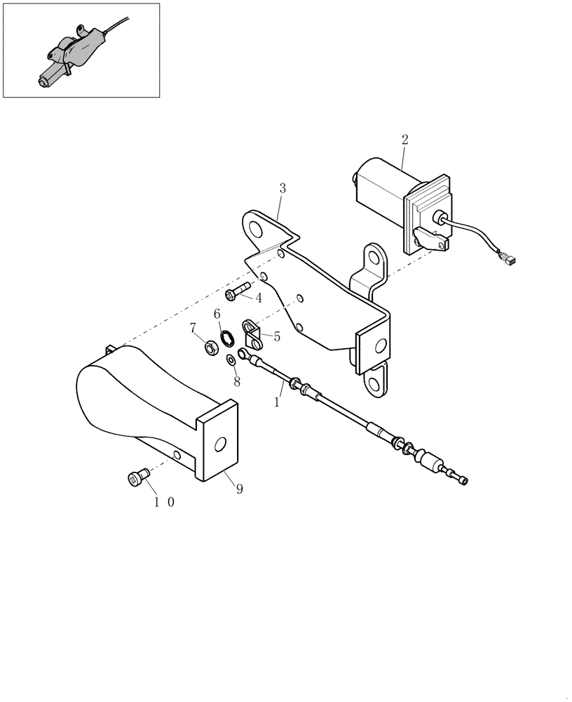 Схема запчастей Case CX20B - (0.004C[1]) - MOTOR GOVERNOR ASSY - COMPONENTS (10) - ENGINE