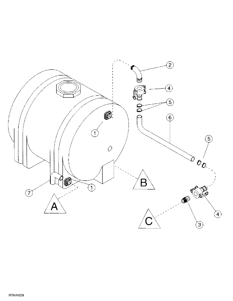 Схема запчастей Case BPDHP335 - (9-08) - MIXING PUMP SYSTEM 