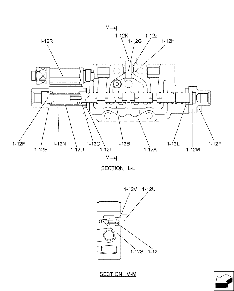 Схема запчастей Case CX17B - (01-020[10]) - VALVE INSTAL (35) - HYDRAULIC SYSTEMS