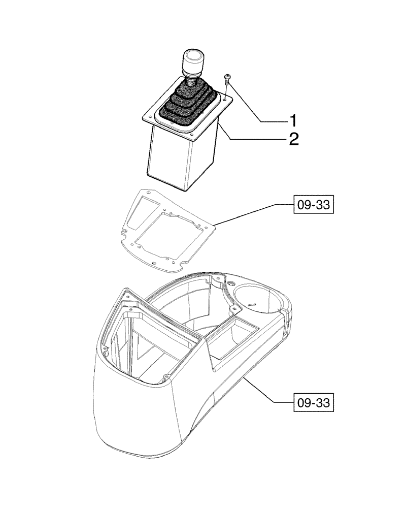 Схема запчастей Case 845B - (06-02[19]) - TRANSMISSION CONTROL - (DIRECT DRIVE) (06) - POWER TRAIN