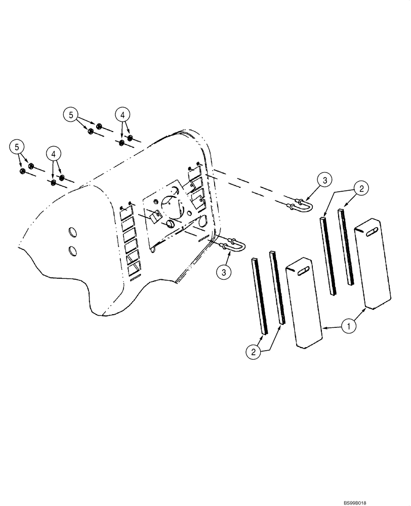 Схема запчастей Case 585G - (04-09) - COVERS - SWITCH, ROCKER (04) - ELECTRICAL SYSTEMS