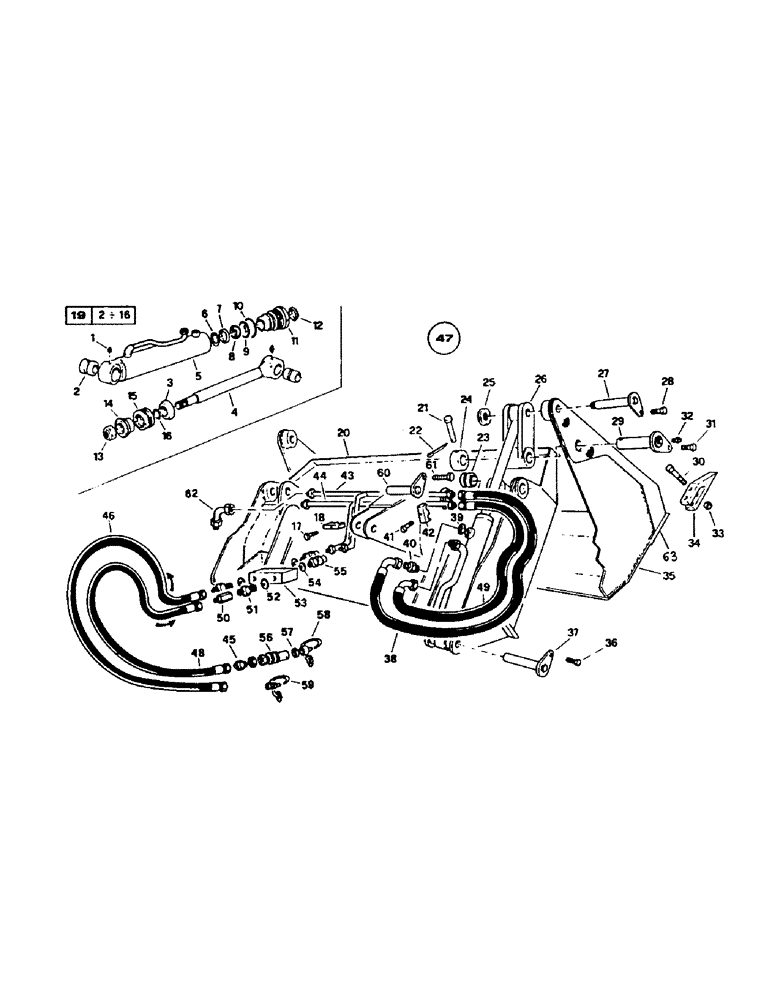 Схема запчастей Case 221B - (9-30) - BUCKET - 4 IN 1 - QUICK COUPLER, 121B (DAH1215912-DAH1216843) (09) - CHASSIS/ATTACHMENTS