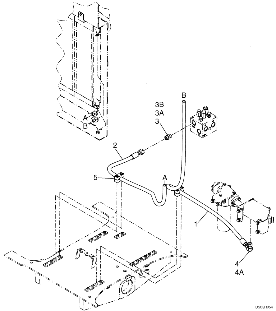 Схема запчастей Case 721E - (08-10) - HYDRAULICS - COOLER WITHOUT BYPASS (08) - HYDRAULICS