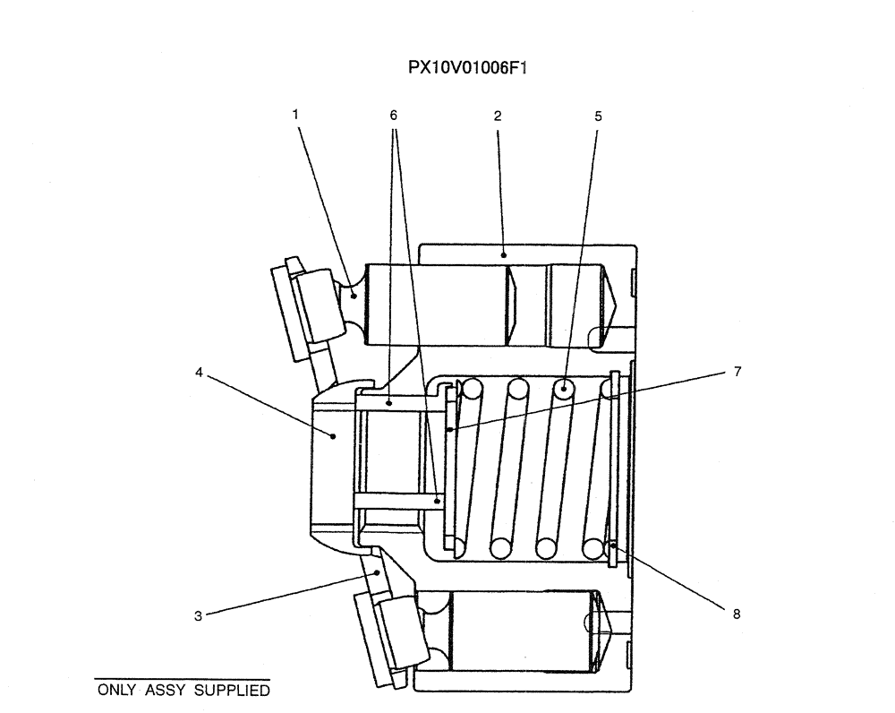 Схема запчастей Case CX31B - (07-025) - ROTARY ASSY (35) - HYDRAULIC SYSTEMS