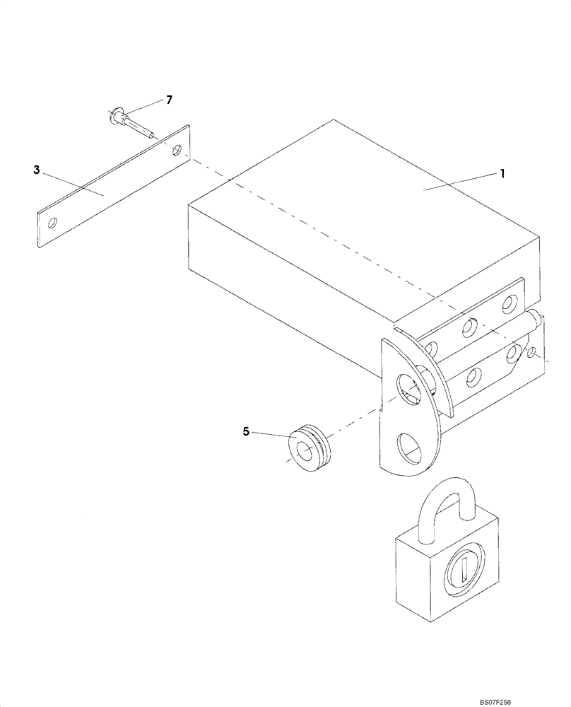 Схема запчастей Case SV210 - (12-016-01[00]) - COVER (GROUP 184) (ND108203) (09) - CHASSIS/ATTACHMENTS