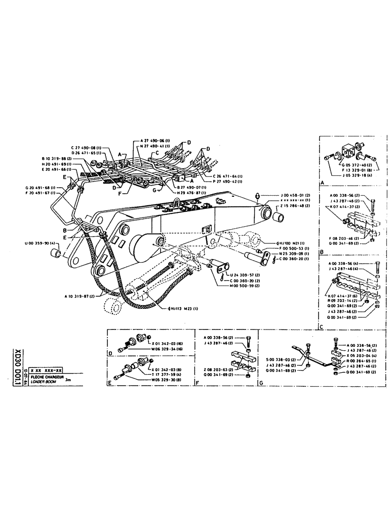 Схема запчастей Case 160CL - (280) - LOADER BOOM (09) - BOOMS