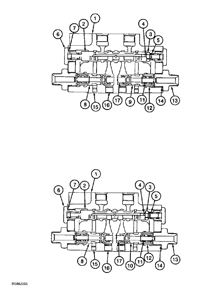 Схема запчастей Case 9060B - (8-128) - 164998A1 CUSHION VALVE, FOR MODELS WITH LOAD HOLDING OPTION (08) - HYDRAULICS