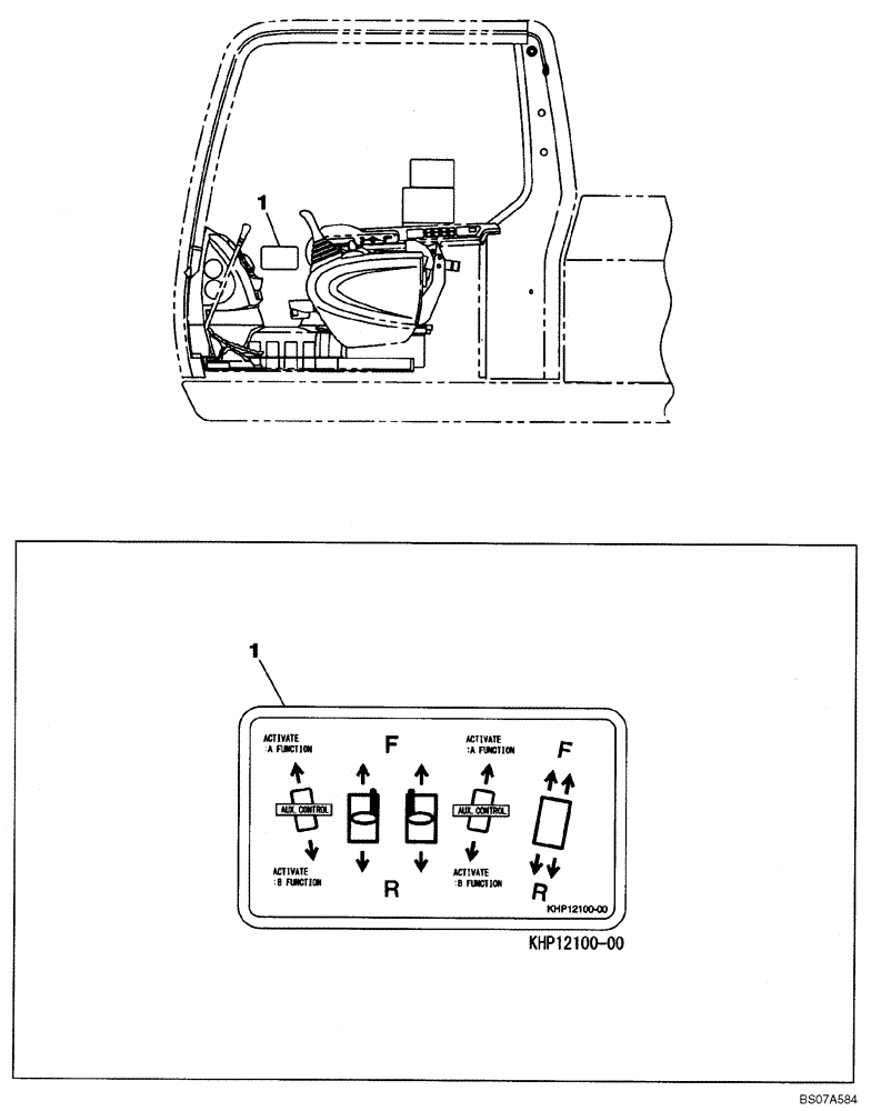 Схема запчастей Case CX350B - (09-57) - DECALS (09) - CHASSIS