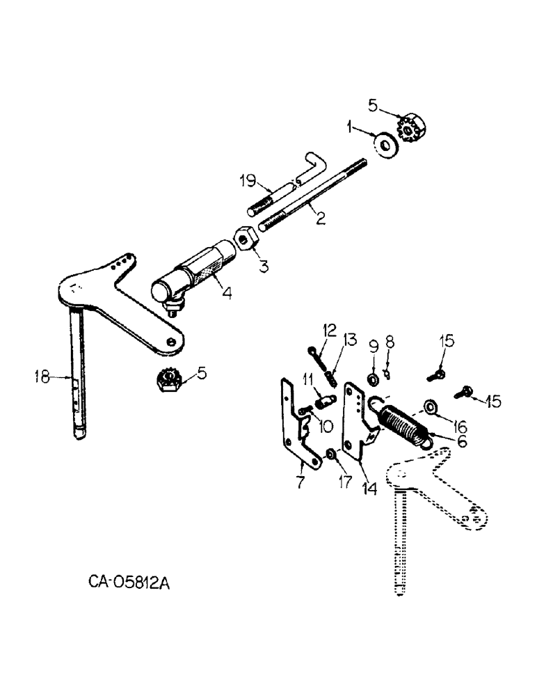 Схема запчастей Case 4130 - (12-14) - POWER, GOVERNOR (04) - Drive Train