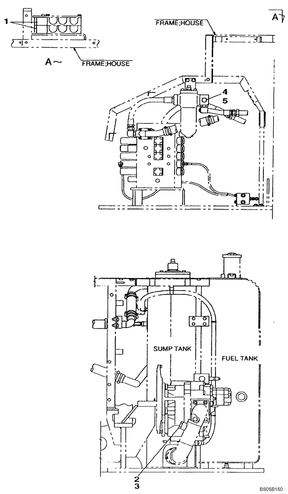 Схема запчастей Case CX225SR - (08-45) - PLUG - BREAKER & CRUSHER & HBCV (08) - HYDRAULICS