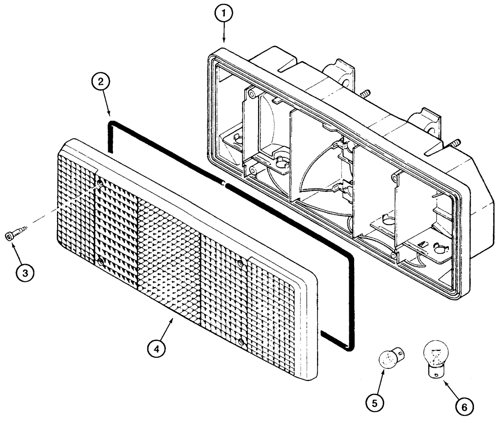 Схема запчастей Case 821C - (04-33) - LAMP ASSY, COMBINATION (04) - ELECTRICAL SYSTEMS