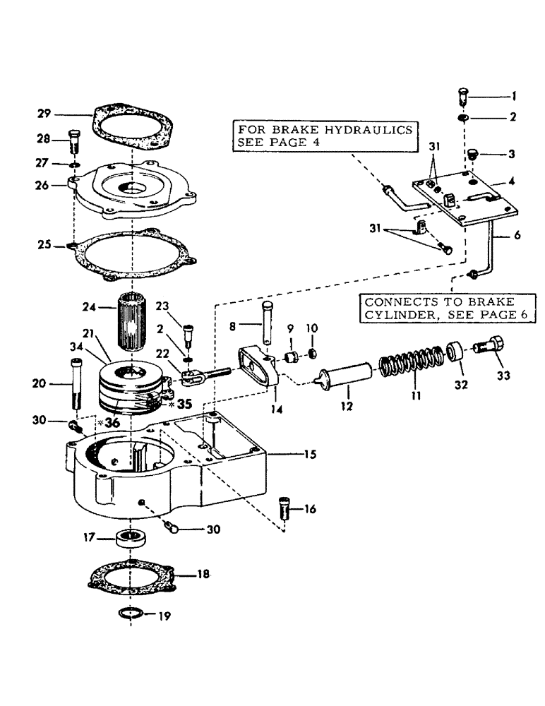 Схема запчастей Case 50 - (E07) - TRACK BRAKES (48) - TRACKS & TRACK SUSPENSION