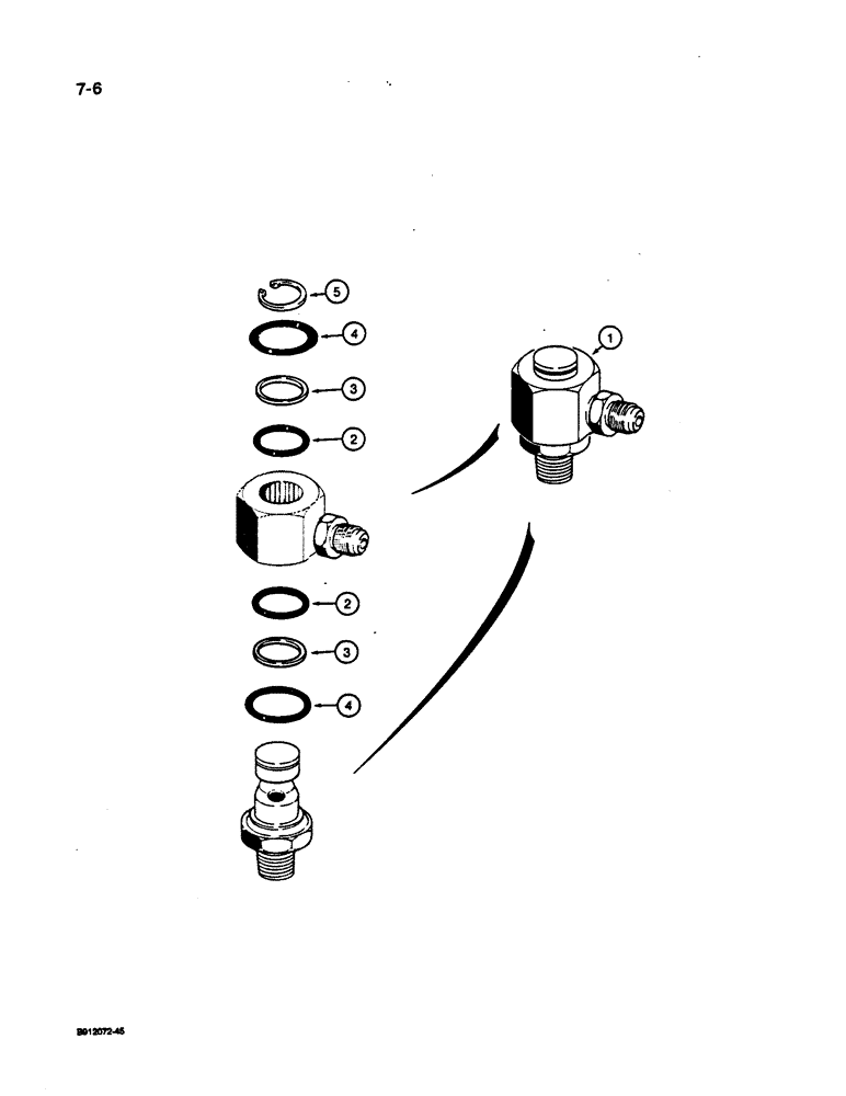 Схема запчастей Case 1187C - (7-06) - INNER SWIVEL ASSEMBLY - UPPER (07) - BRAKES