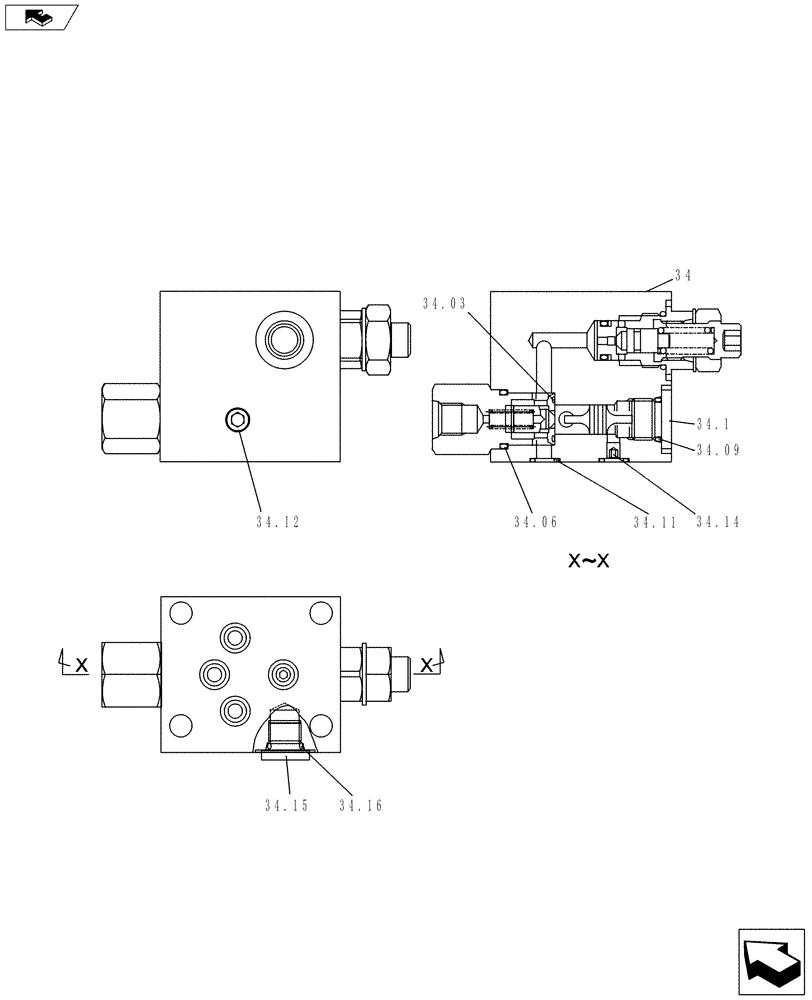 Схема запчастей Case CX235C SR - (86.110.02[05]) - BLADE CYLINDER - COMPONENTS (86) - DOZER