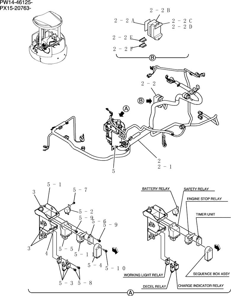 Схема запчастей Case CX31B - (327-72[1]) - RELAY ASSEMBLY (ANGLE DOZER) (00) - GENERAL & PICTORIAL INDEX