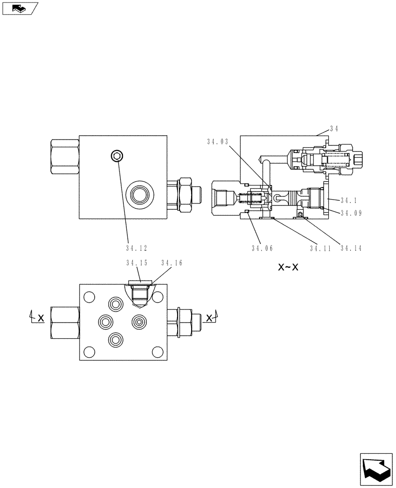 Схема запчастей Case CX235C SR - (86.110.02[07]) - BLADE CYLINDER - COMPONENTS (86) - DOZER