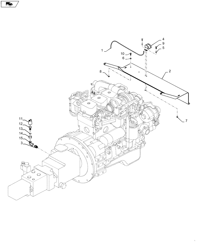 Схема запчастей Case SV211 - (55.408.BE[01]) - BACK-UP ALARM (55) - ELECTRICAL SYSTEMS