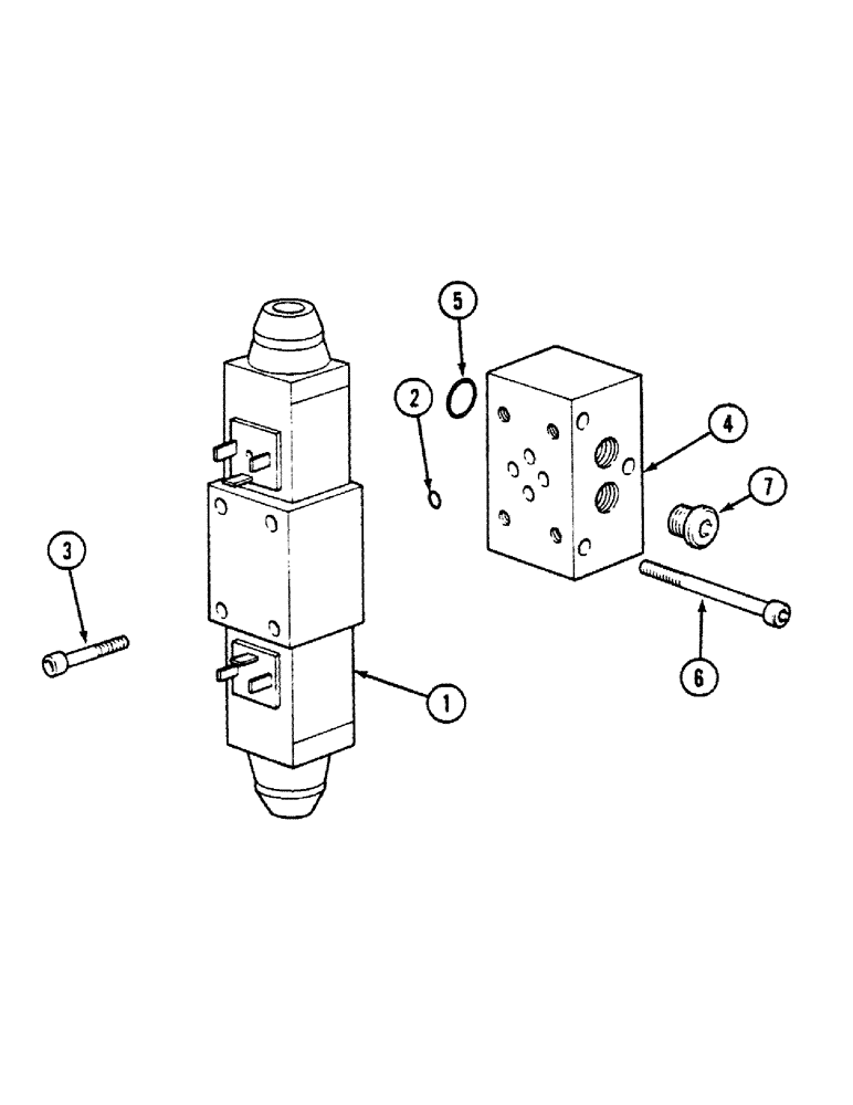 Схема запчастей Case 688 - (04) - ELECTRICALLY-CONTROLLED SELECTOR 