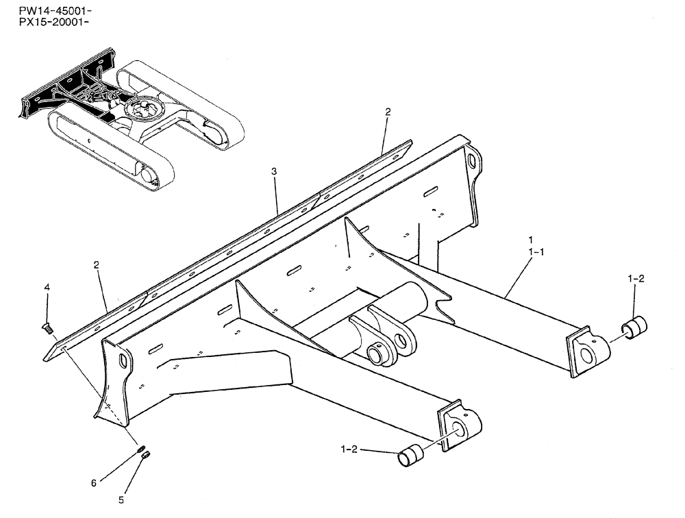 Схема запчастей Case CX31B - (05-034) - DOZER ASSY (86) - DOZER