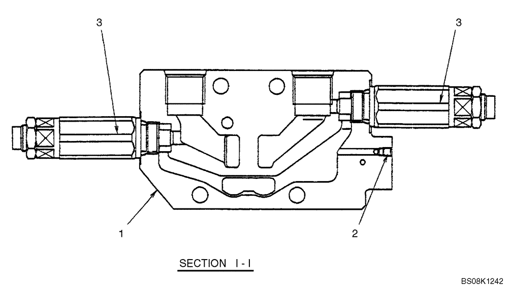 Схема запчастей Case CX27B BTW - (07-008) - VALVE ASSY, CONTROL (INLET) (PM30V00045F1) (35) - HYDRAULIC SYSTEMS