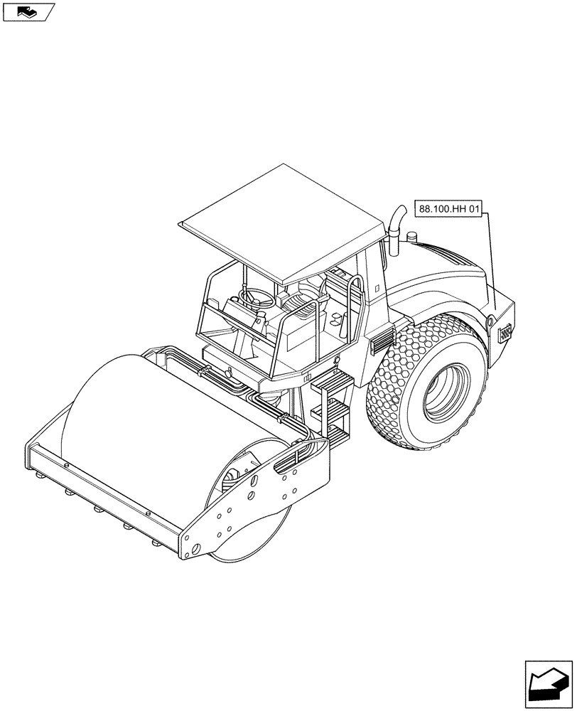 Схема запчастей Case SV211 - (88.000.00) - SECTION INDEX - ACCESSORIES (88) - ACCESSORIES