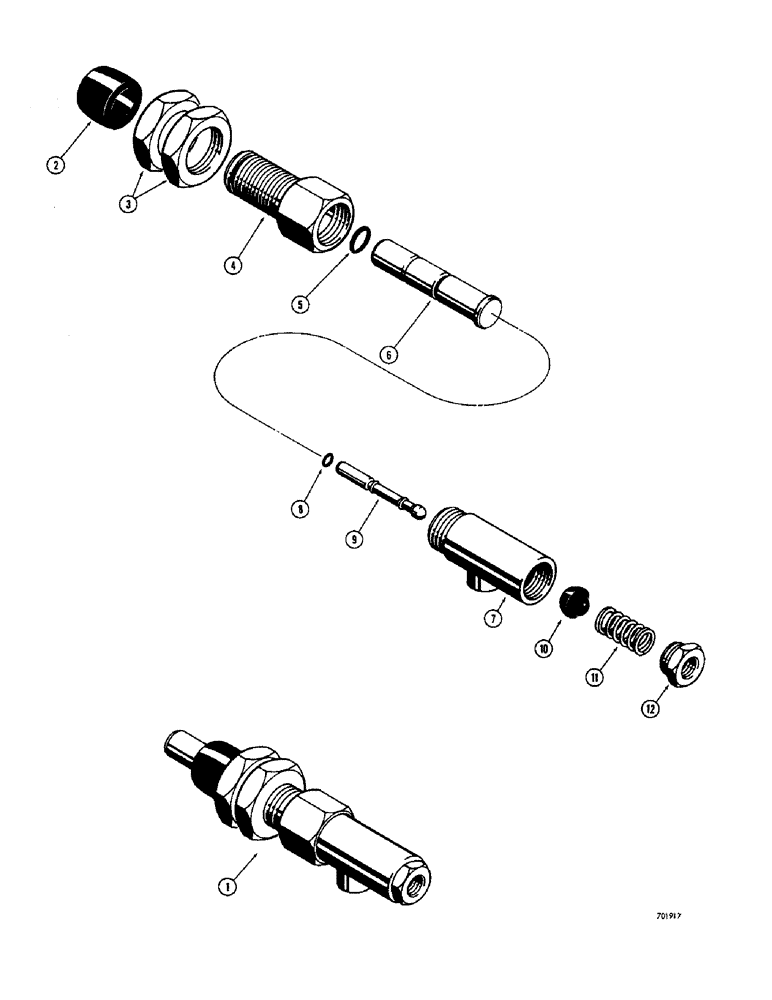 Схема запчастей Case 680CK - (113A) - BRAKE SYSTEM, L14818 CLUTCH CUTOUT VALVE (33) - BRAKES & CONTROLS