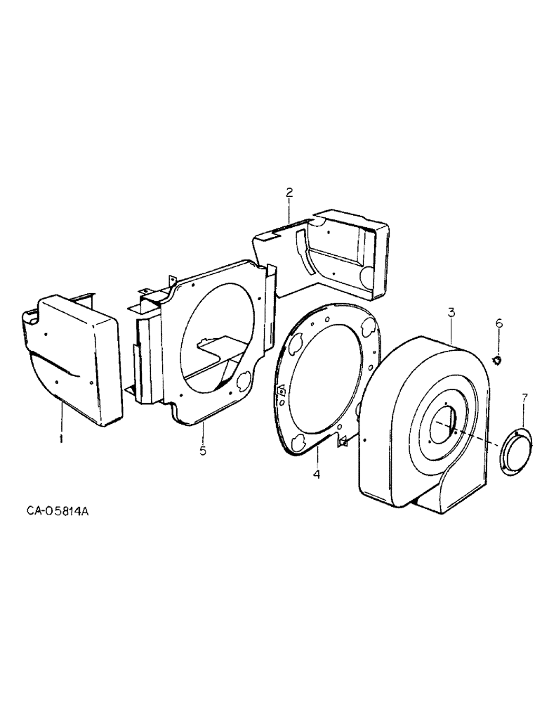 Схема запчастей Case 4130 - (12-15) - POWER, HOUSING - ENGINE (04) - Drive Train