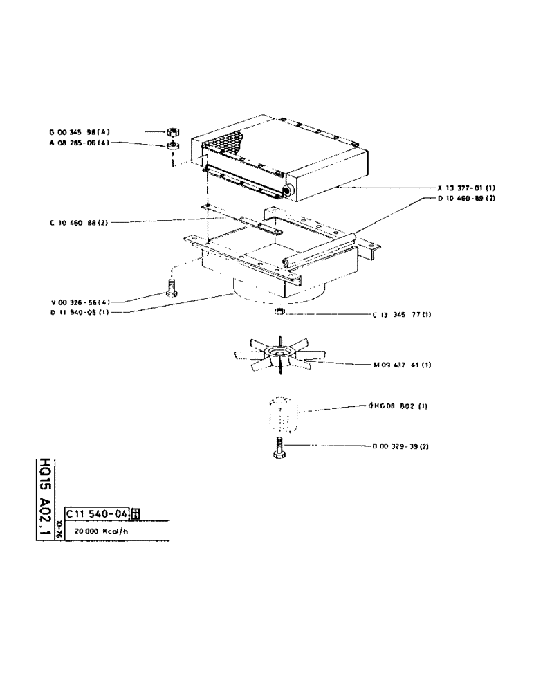 Схема запчастей Case 75P - (125) - NO DESCRIPTION PROVIDED (07) - HYDRAULIC SYSTEM