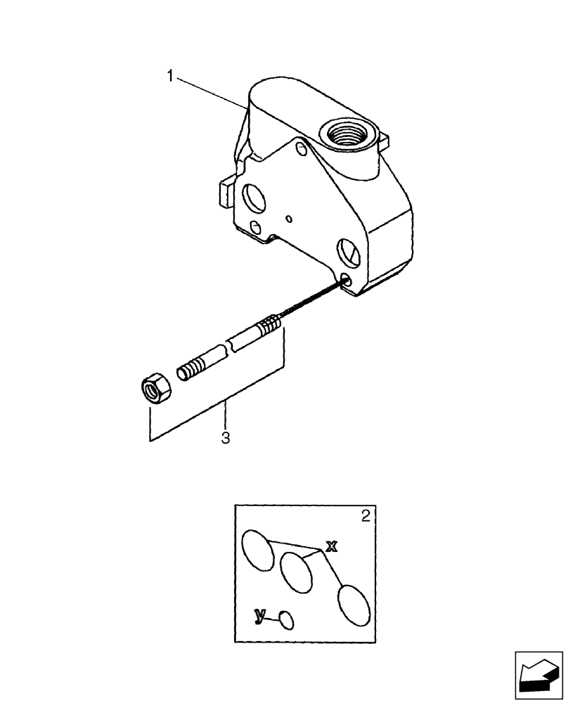 Схема запчастей Case 580SM - (35.150.12) - VALVE SECTION - OUTLET (WITH PILOT CONTROLS) (580SM+) (35) - HYDRAULIC SYSTEMS