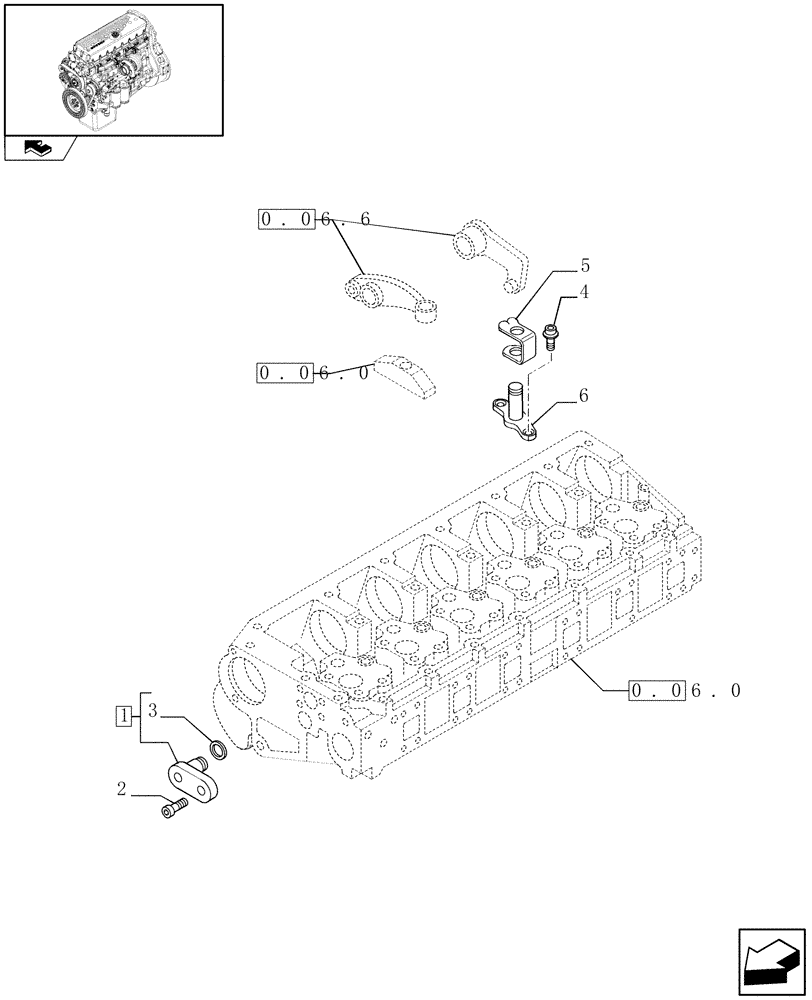 Схема запчастей Case F3AE0684S E908 - (0.37.0) - ENGINE EXHAUST BRAKE (504053957) 