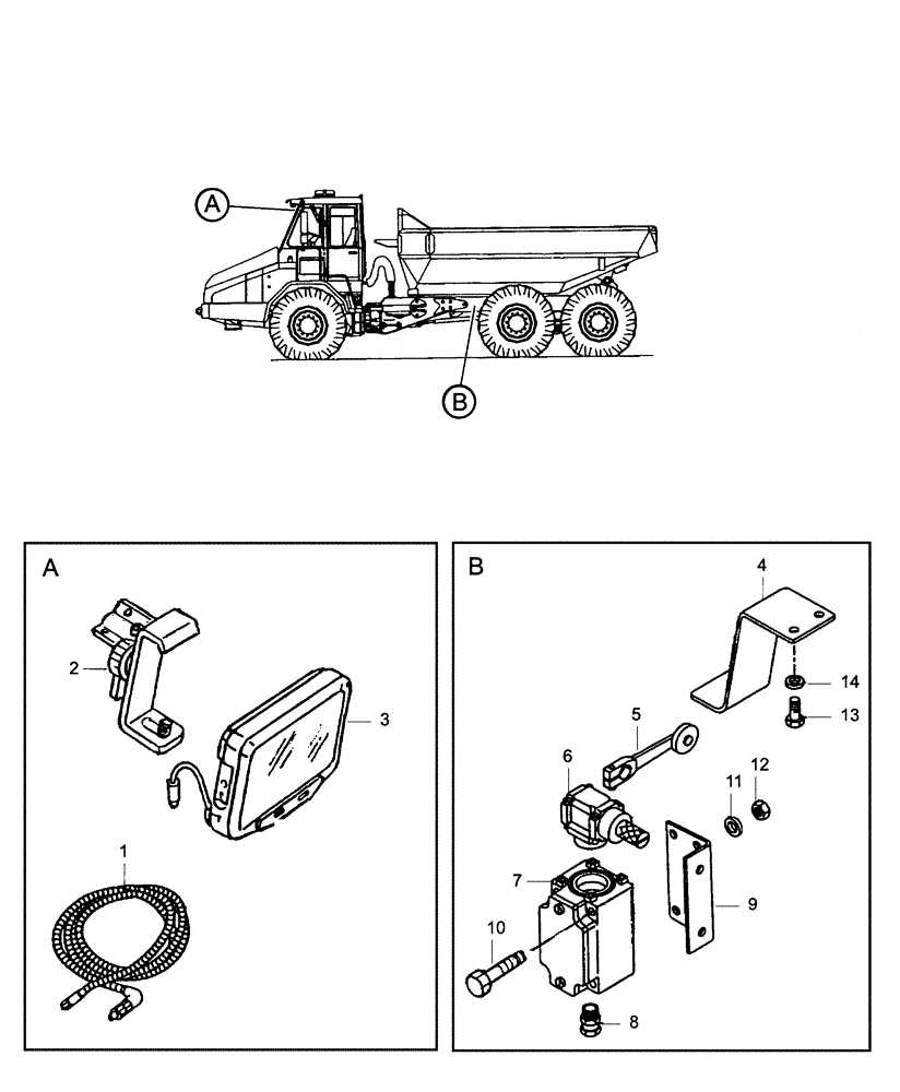 Схема запчастей Case 325 - (6.720A[01B]) - ELECTRIC COMPONENTS (13) - Electrical System / Decals