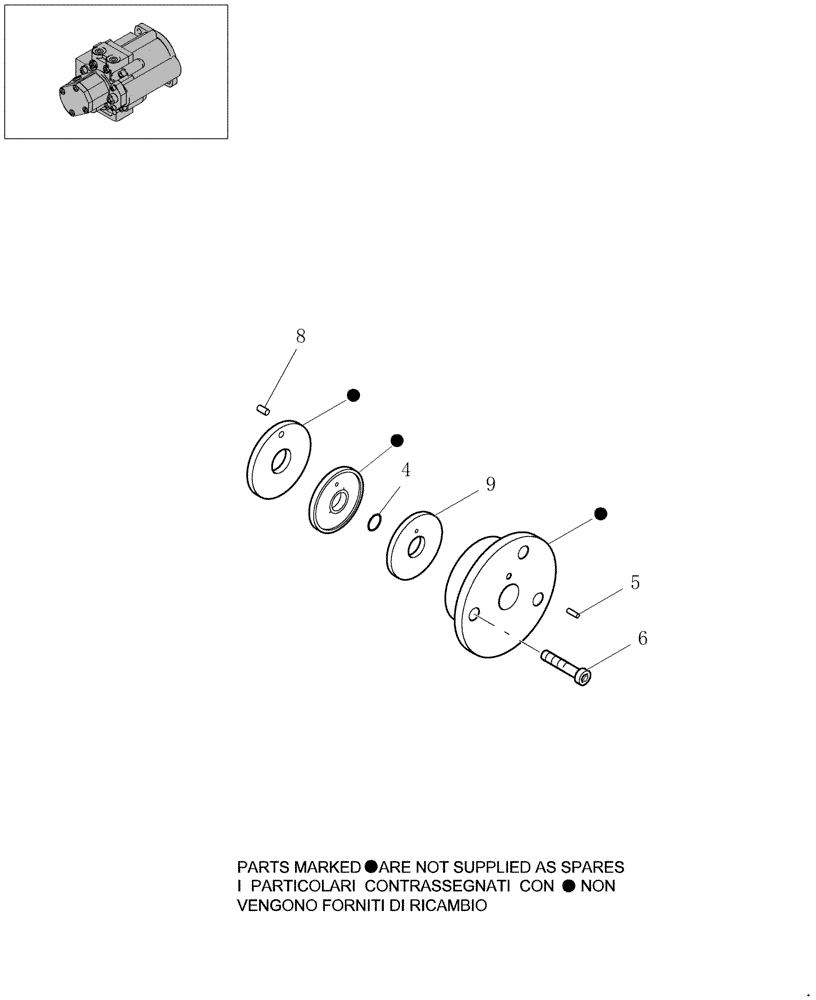 Схема запчастей Case CX22B - (1.030A[05]) - HYDRAULIC PUMP - COMPONENTS (35) - HYDRAULIC SYSTEMS