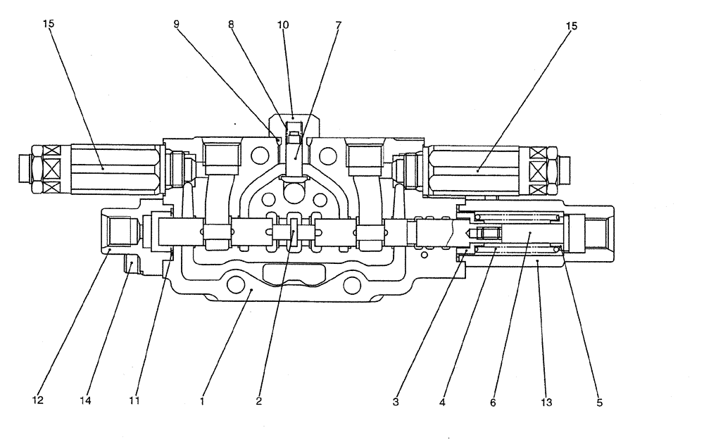 Схема запчастей Case CX27B PV13 - (07-006) - VALVE ASSY, CONTROL (SERVICE) ELECTRICAL AND HYDRAULIC COMPONENTS