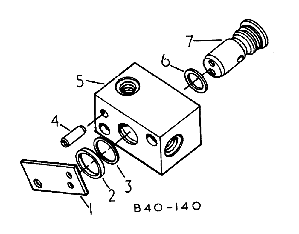 Схема запчастей Case 500 - (07-048) - ROTARY VALVE ASSEMBLY No Description