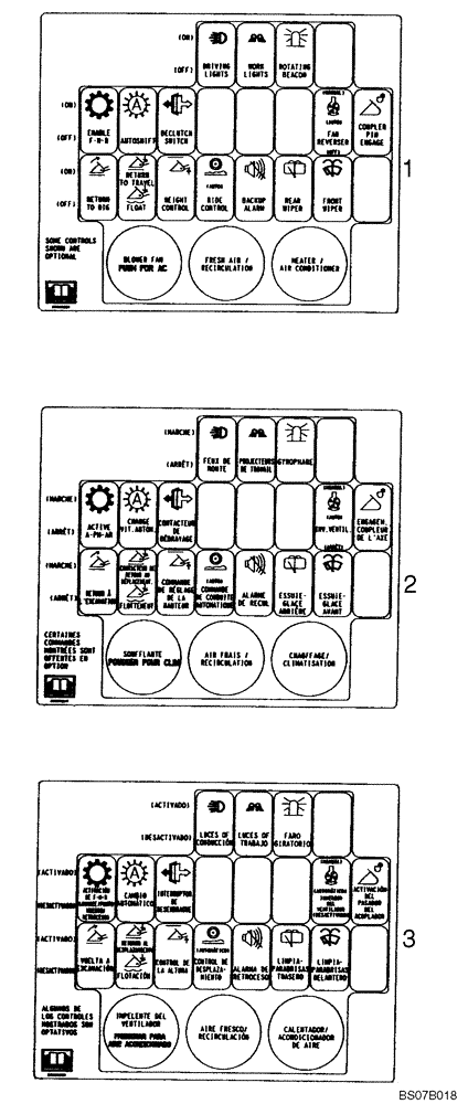 Схема запчастей Case 721D - (09-56A) - DECALS - SWITCHES (09) - CHASSIS