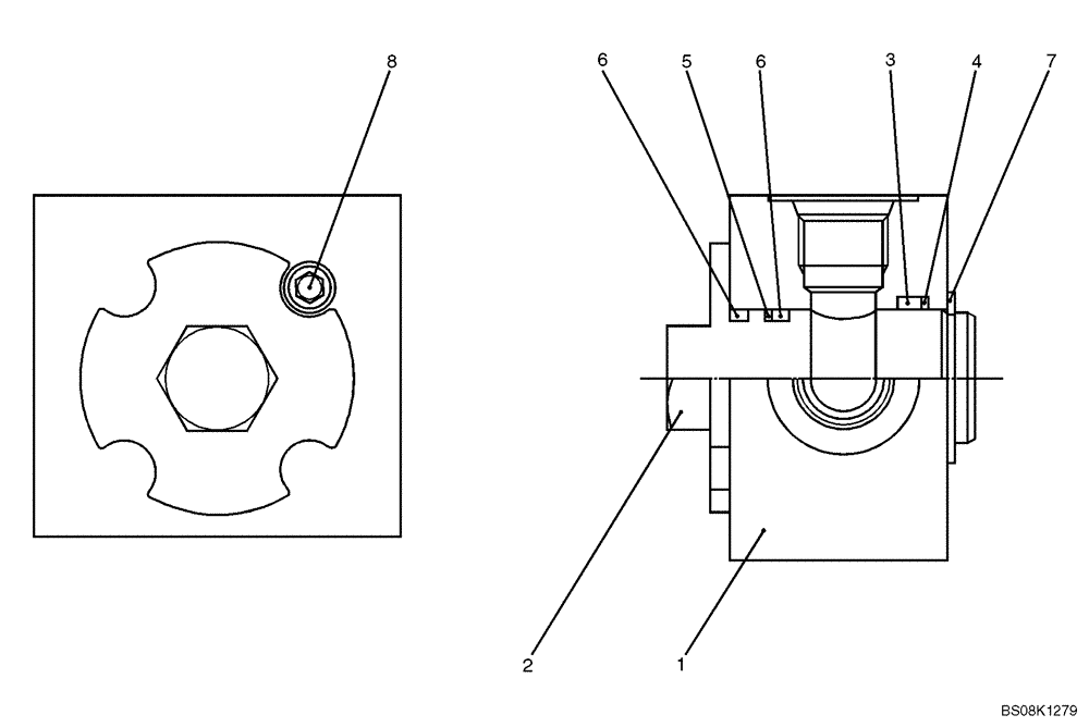 Схема запчастей Case CX27B BTW - (07-043) - VALVE ASSY, SELECTOR (PA30V00005F1) (35) - HYDRAULIC SYSTEMS