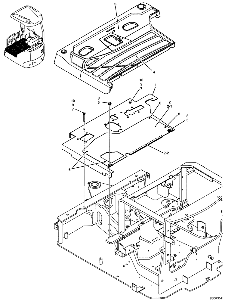 Схема запчастей Case CX17B - (01-034[00]) - FLOORPLATE & FLOORMAT (PU03M00035F1) (84) - BOOMS, DIPPERS & BUCKETS