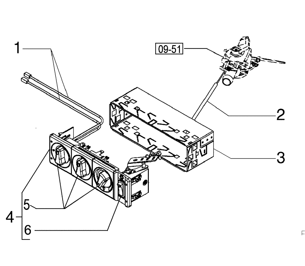 Схема запчастей Case 865B AWD - (04-30[01]) - AIR CONDITIONER ELECTRICAL SYSTEM (04) - ELECTRICAL SYSTEMS