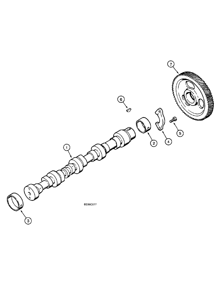 Схема запчастей Case 660 - (2-27A) - CAMSHAFT, 4-390 EMISSIONS CERTIFIED ENGINE (02) - ENGINE