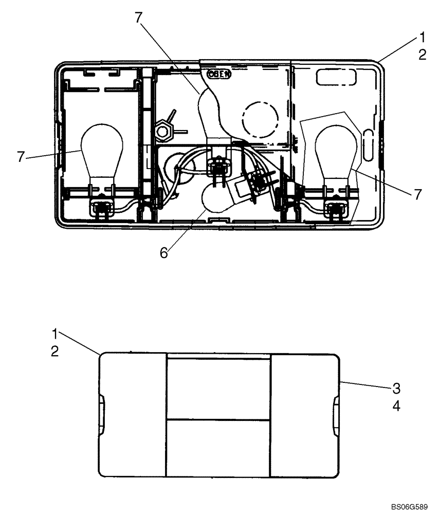 Схема запчастей Case 821E - (04-21A) - LAMP ASSY - LAMPS, REAR COMBINATION - EUROPE (04) - ELECTRICAL SYSTEMS