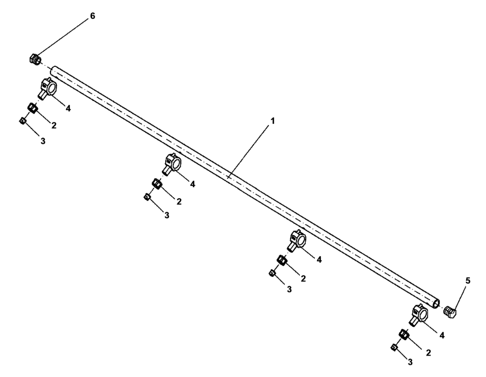 Схема запчастей Case PT240 - (75.120.01[03]) - SPRINKLING SYSTEM, PIPE - BSN NBNTN2339 (75) - SOIL PREPARATION