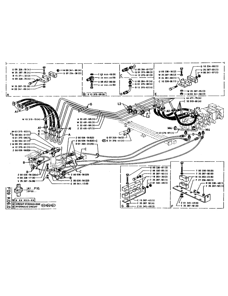 Схема запчастей Case 160CL - (127) - HYDRAULIC CIRCUIT (07) - HYDRAULIC SYSTEM