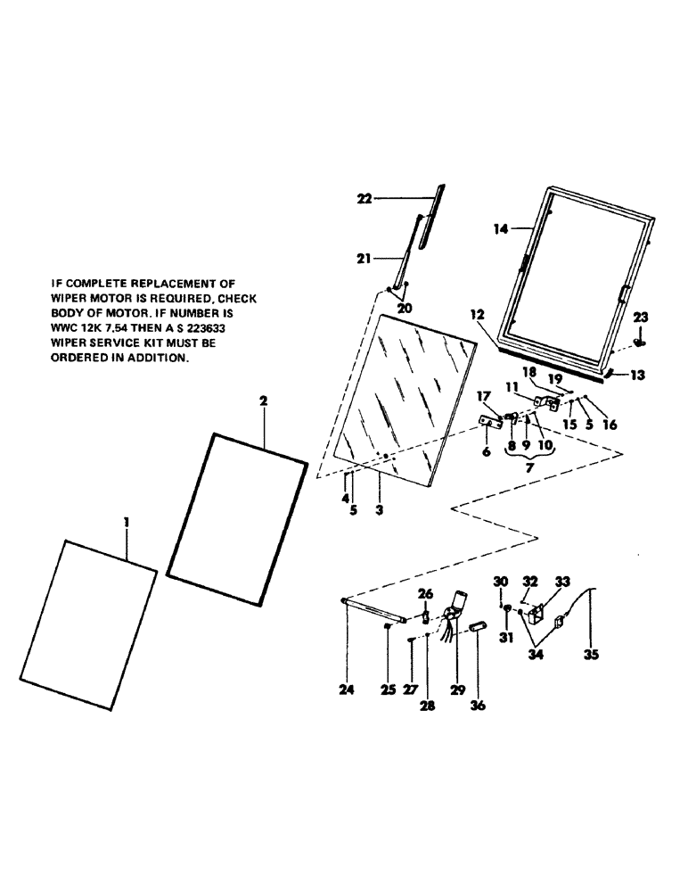 Схема запчастей Case 50 - (039) - CAB UPPER FRONT WINDOW AND ATTACHING PARTS (90) - PLATFORM, CAB, BODYWORK AND DECALS