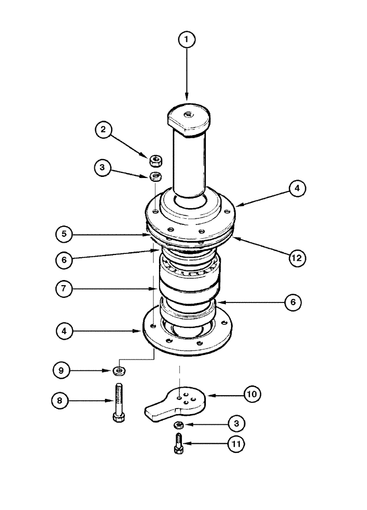 Схема запчастей Case 865 DHP - (9-008) - LINK ASSEMBLY (09) - CHASSIS