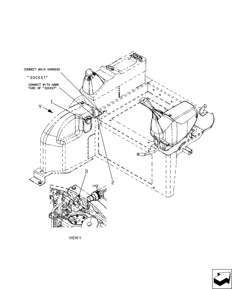 Схема запчастей Case CX17B - (05-005) - SOCKET ASSY (55) - ELECTRICAL SYSTEMS