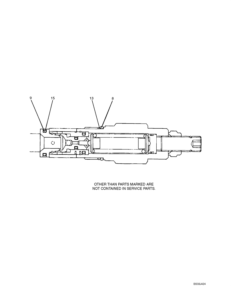 Схема запчастей Case CX50B - (07-048) - VALVE ASSY, RELIEF (YR22V00001F1) ELECTRICAL AND HYDRAULIC COMPONENTS