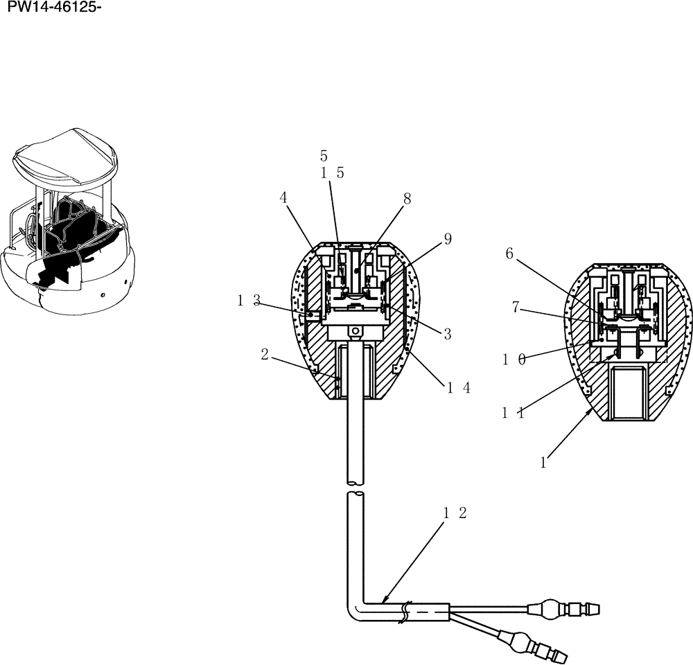 Схема запчастей Case CX31B - (139-72[1]) - GRIP ANGLE DOZER (00) - GENERAL & PICTORIAL INDEX